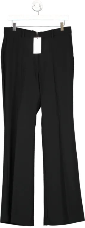 MANGO Black Flared Suit Trousers BNWT UK 12