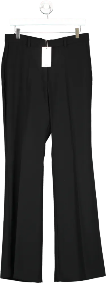 MANGO Black Flared Suit Trousers BNWT UK 12