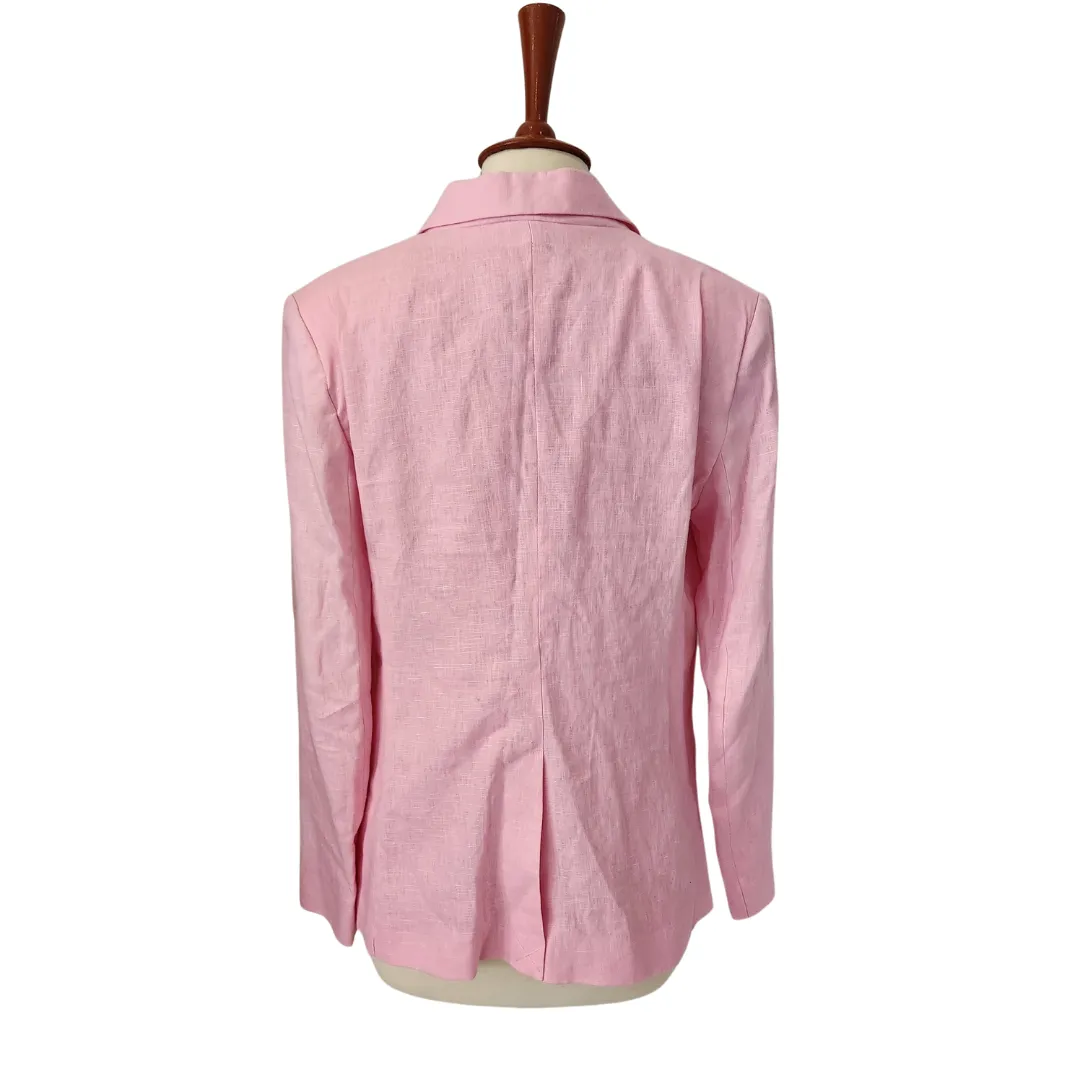 Mango Pink Linen Suit | Brand New |