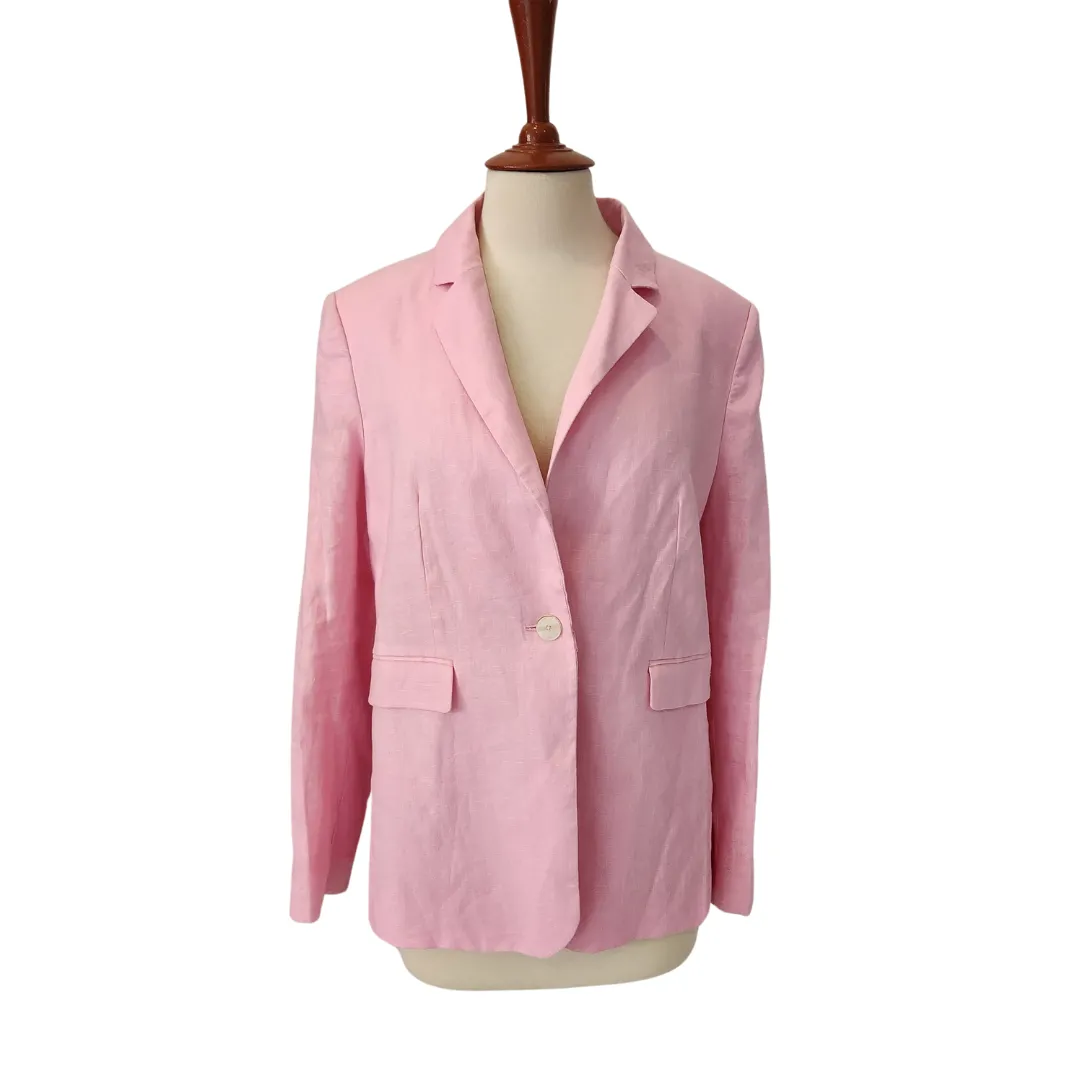 Mango Pink Linen Suit | Brand New |