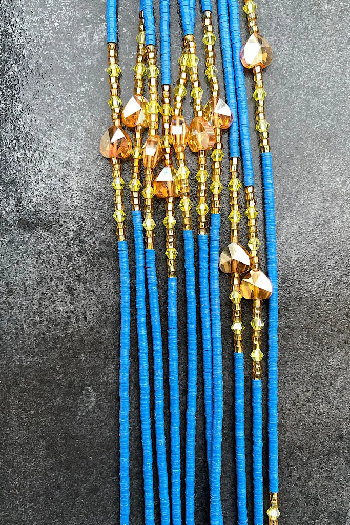 Nova Tie On Flat Waist Beads