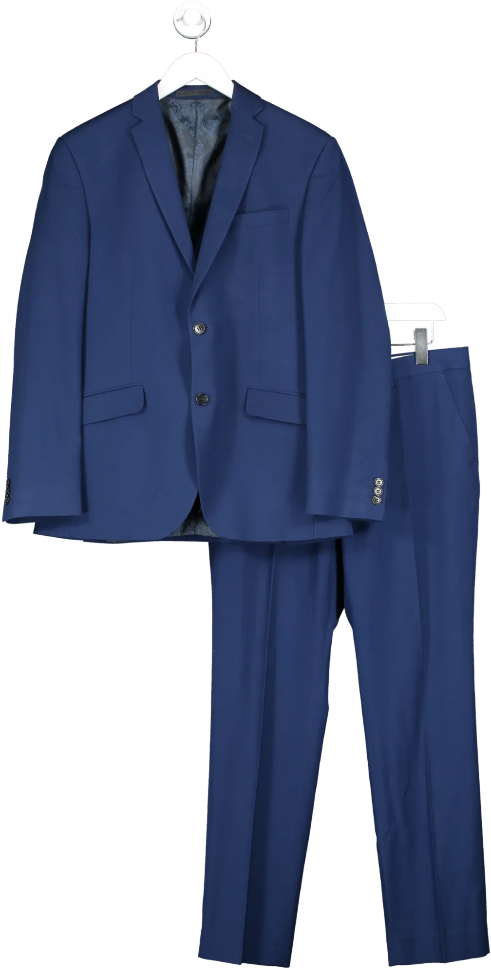 occasions Blue Three Piece Suit UK L