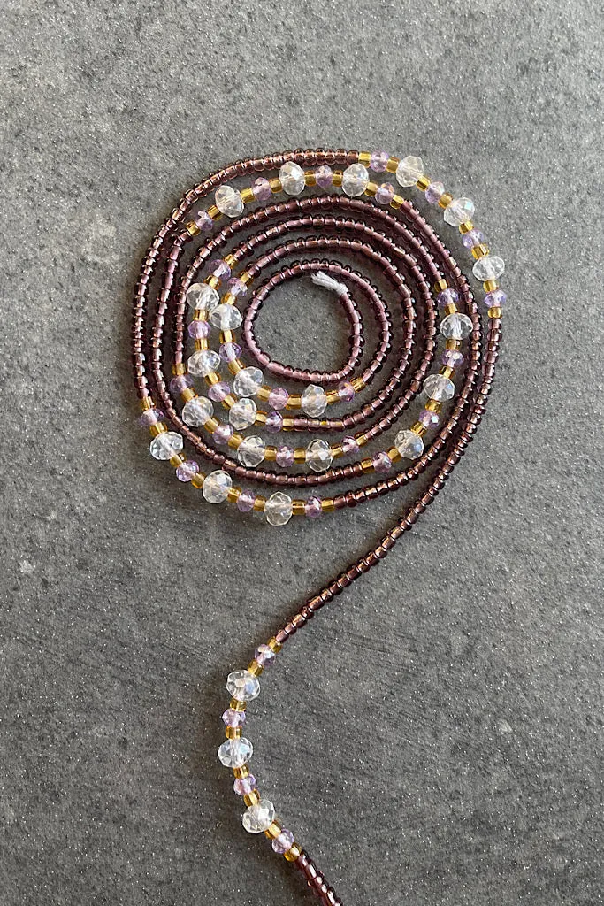 Over the Moon Tie On Waist Beads