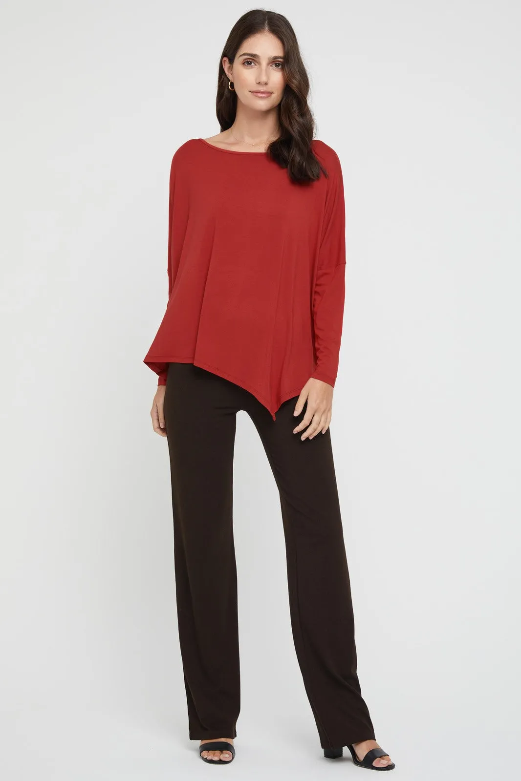 Relax Boatneck - Warm Red