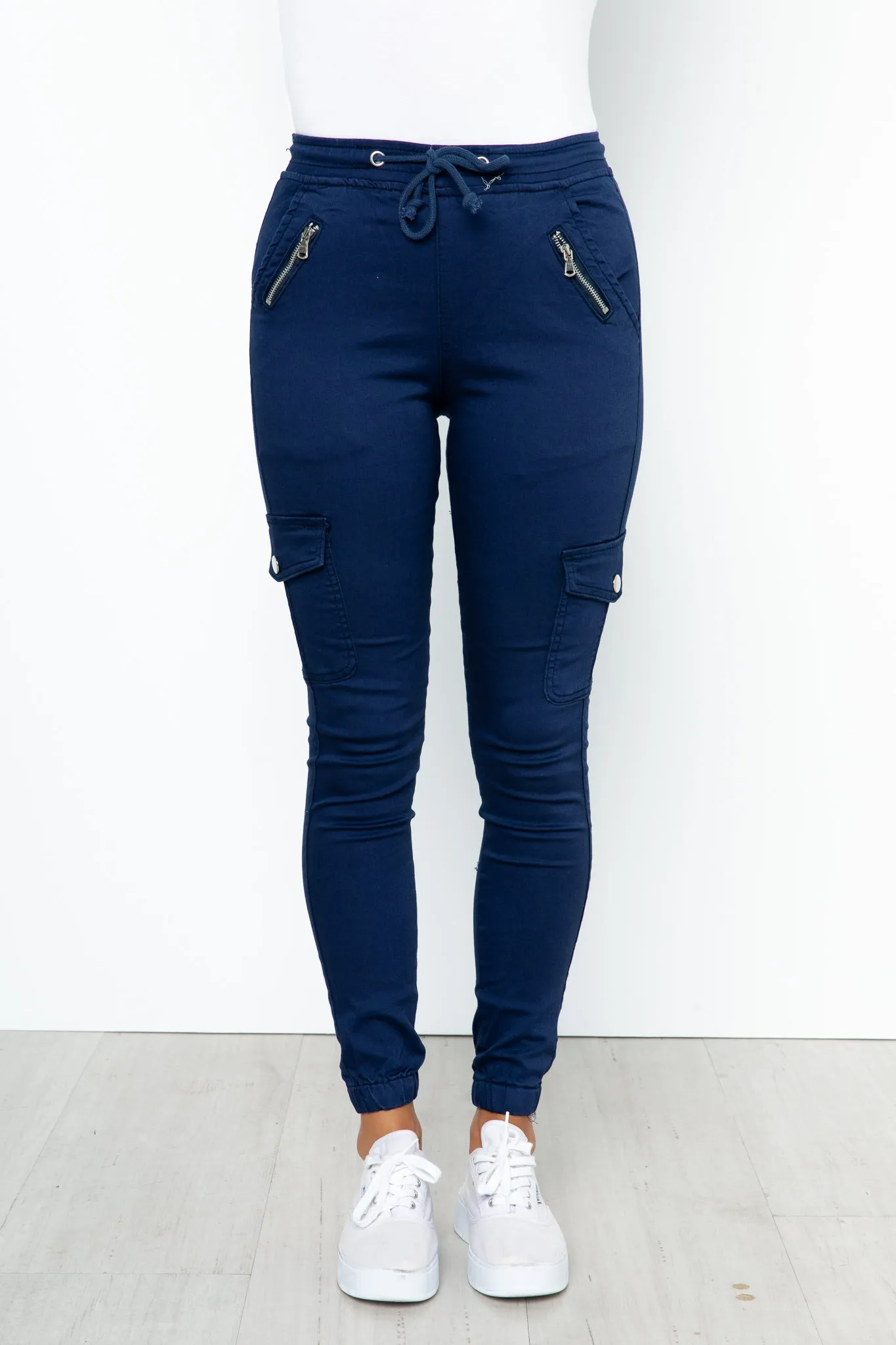 Remi Cargo Jeans - Navy