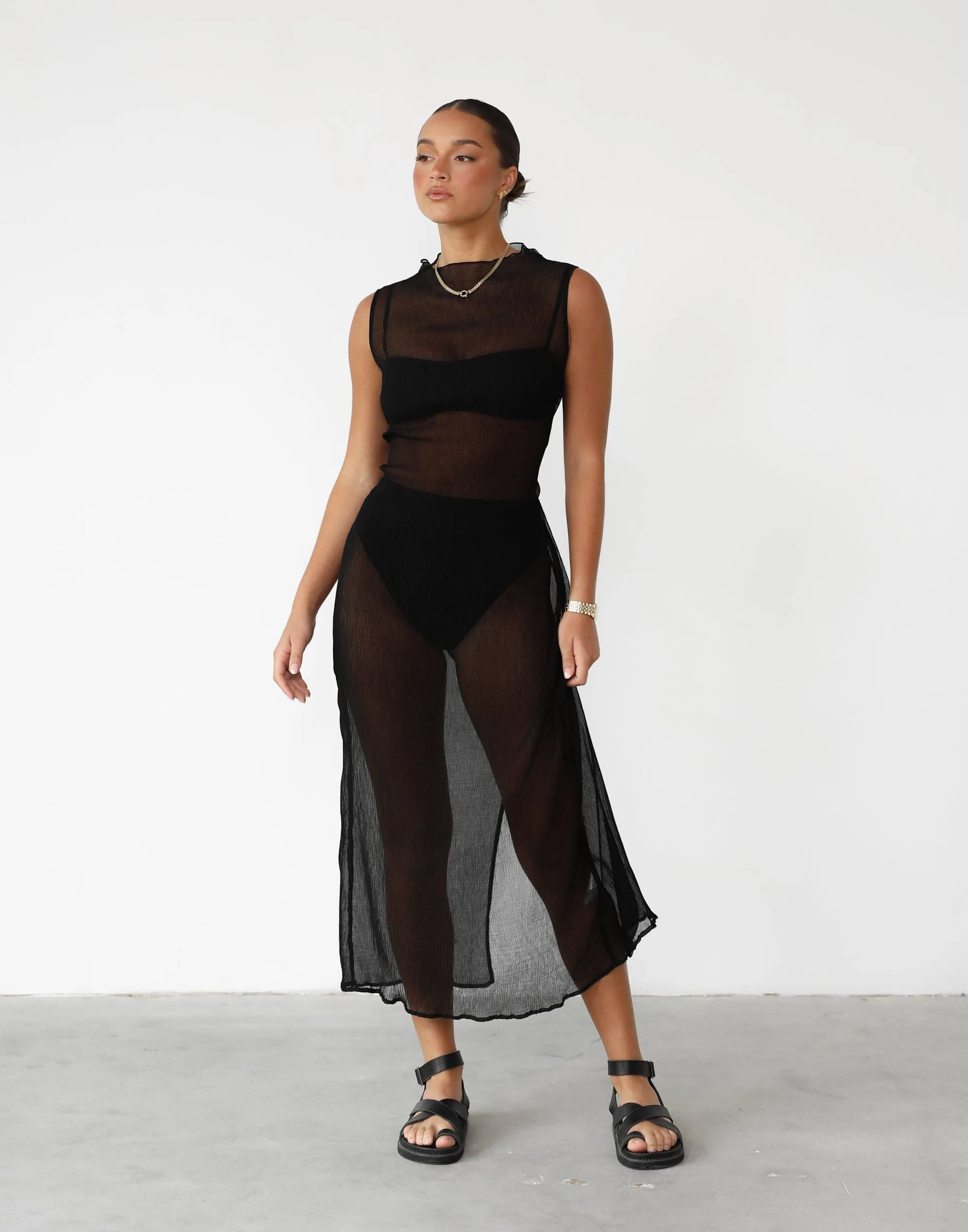 Solar Maxi Dress (Black)