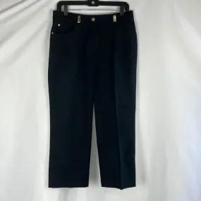 St JohnNavy Denim Crop Pants