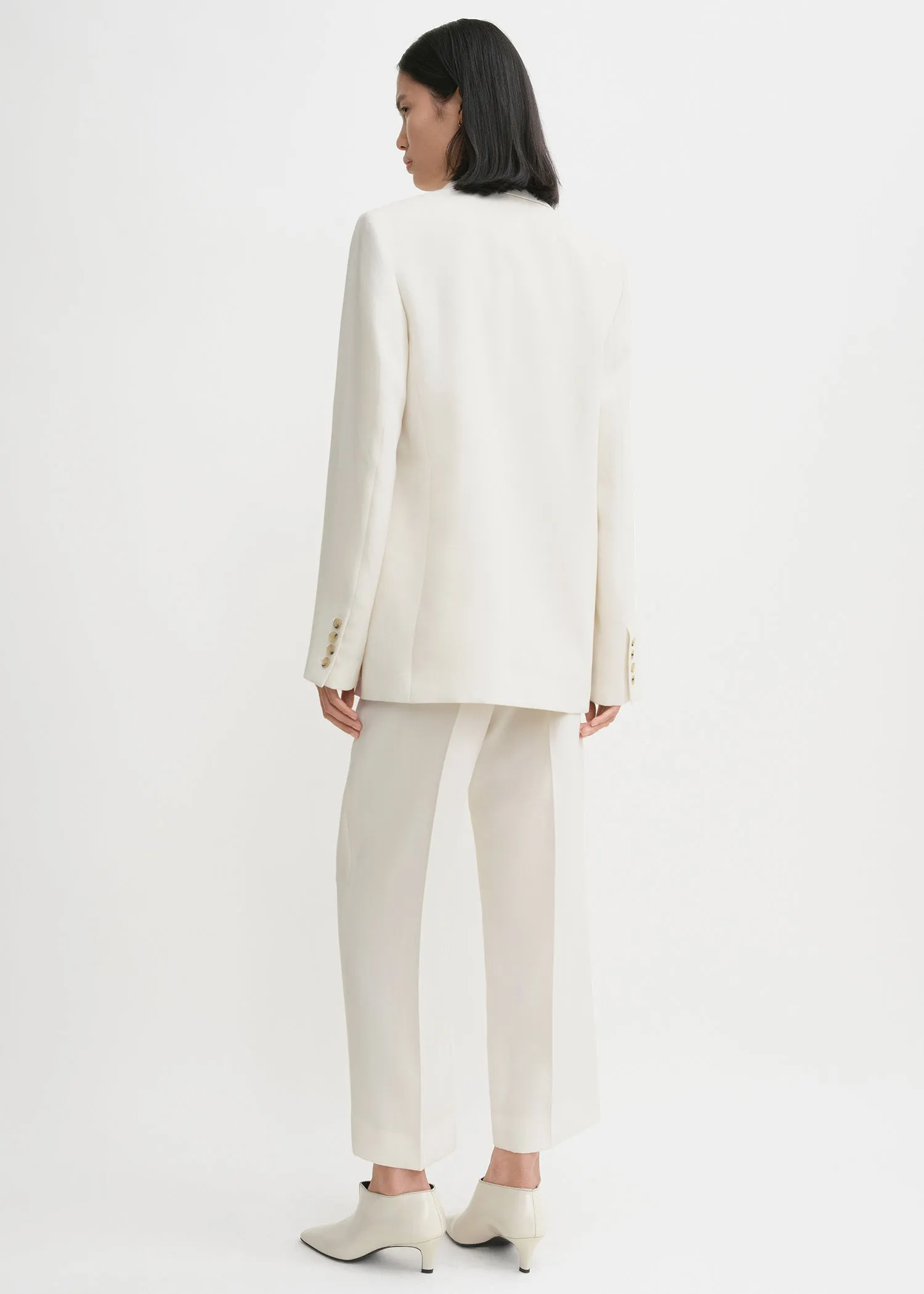 Tailored suit jacket off-white