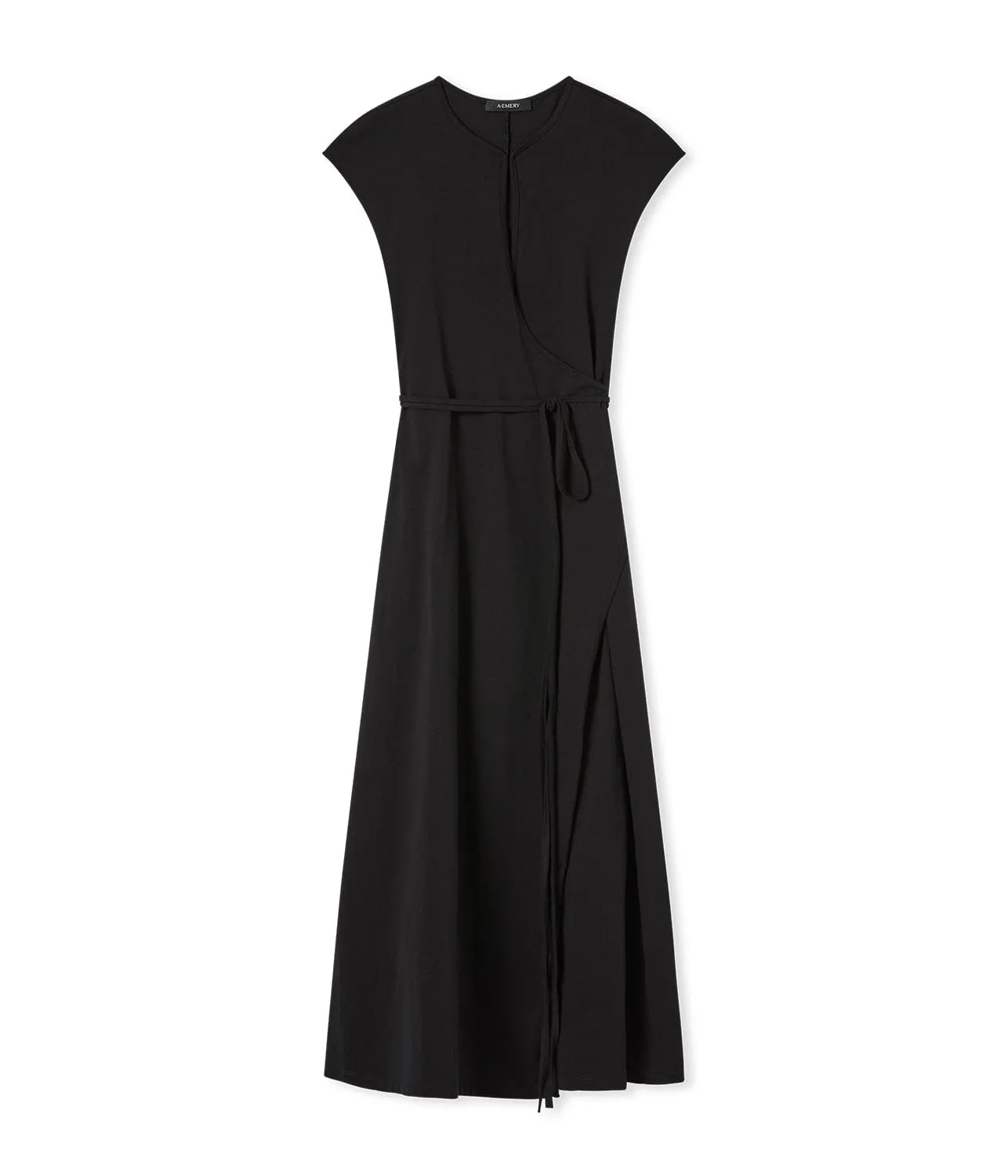 THE LEIGH JERSEY DRESS-  BLACK