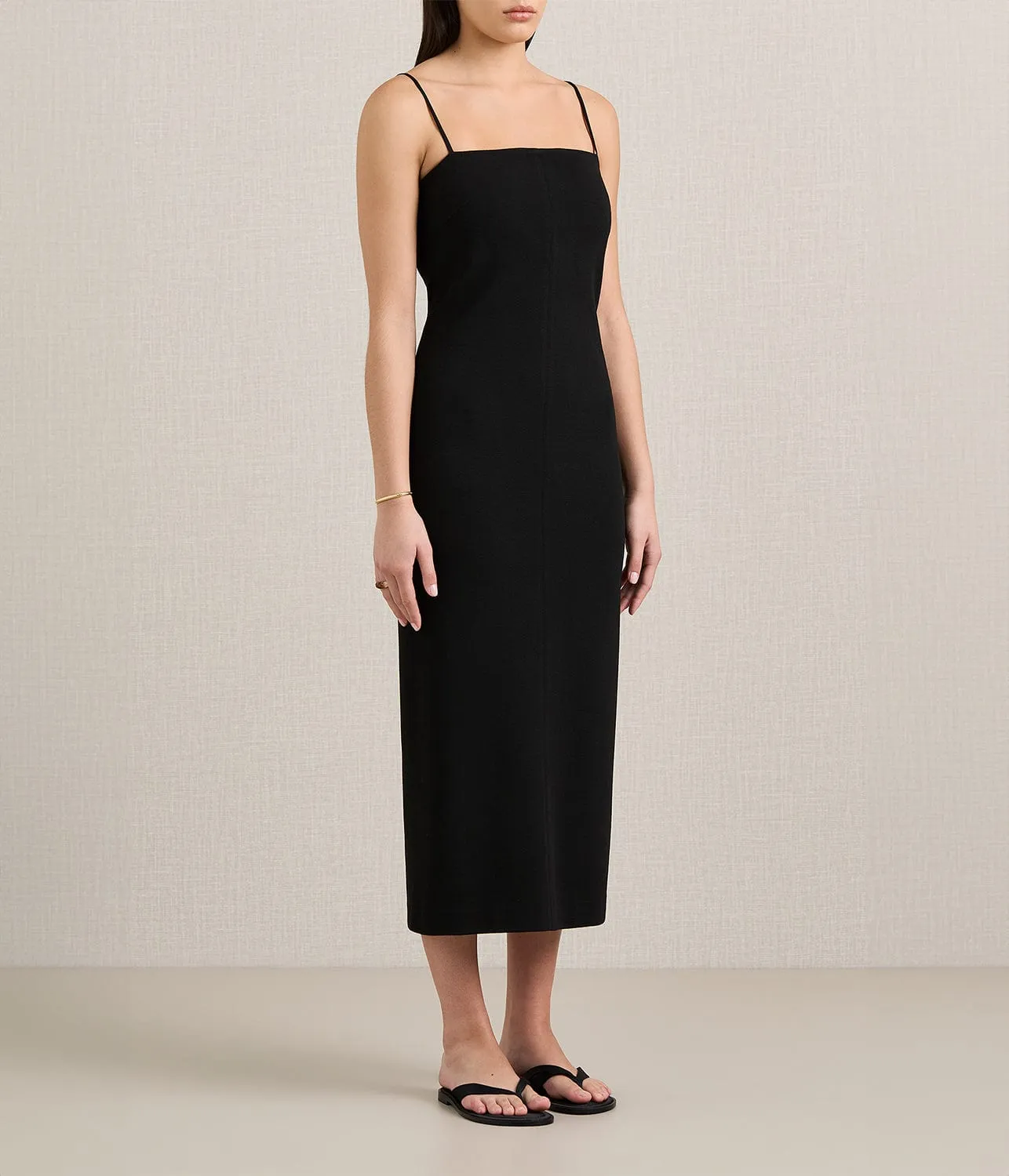 THE POET DRESS- BLACK