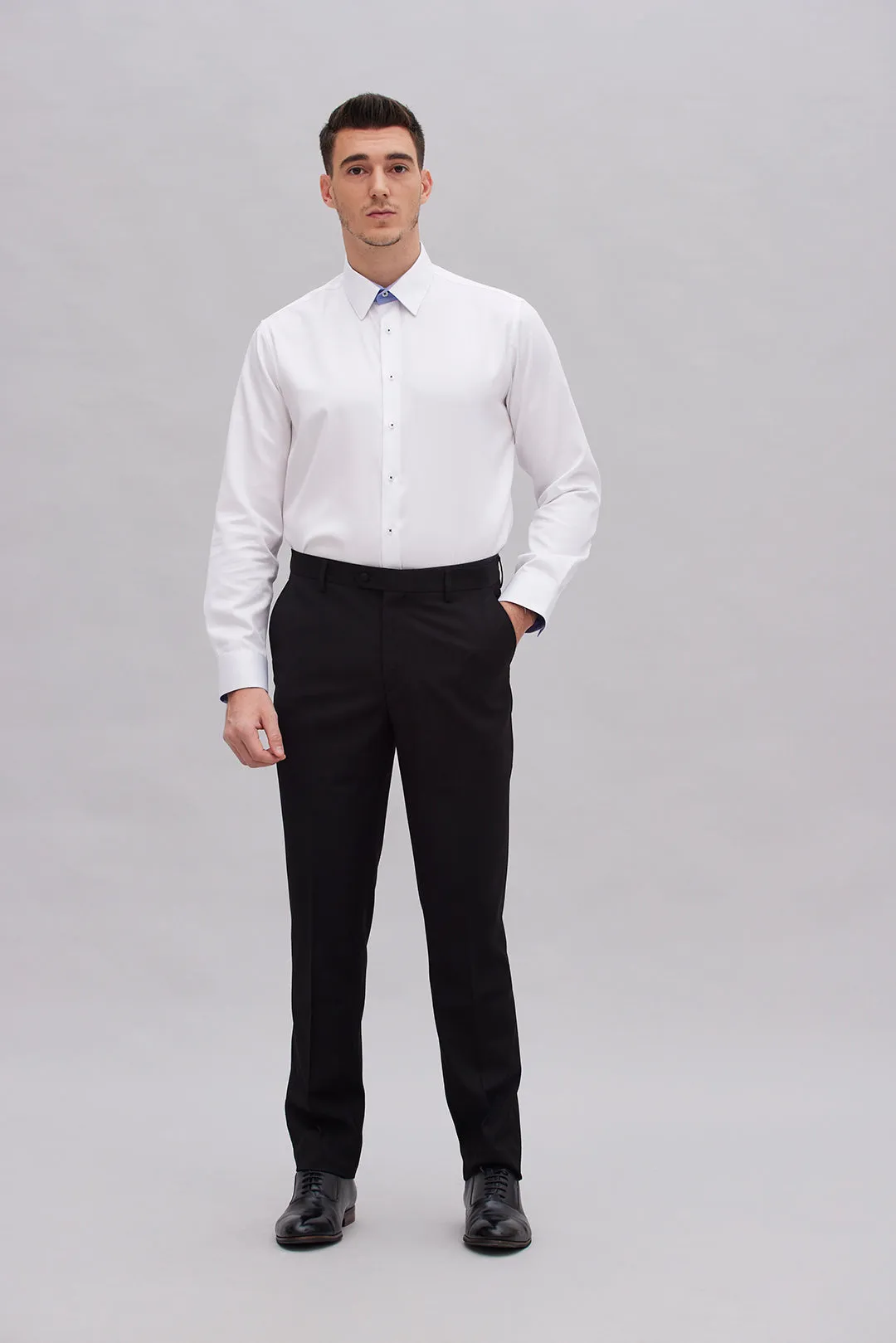 Toshi Black Textured Tux Pants