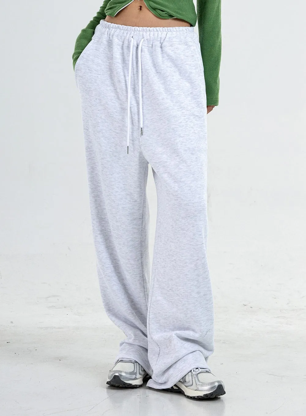 Two Side Straps Wide Track Pants Unisex CO05