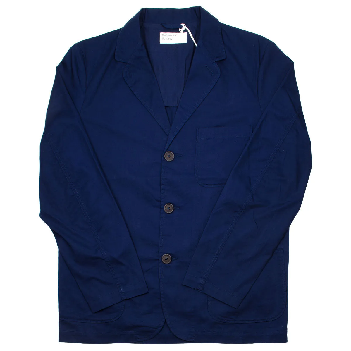 Universal Works - Three Button Jacket Fine Twill - Navy