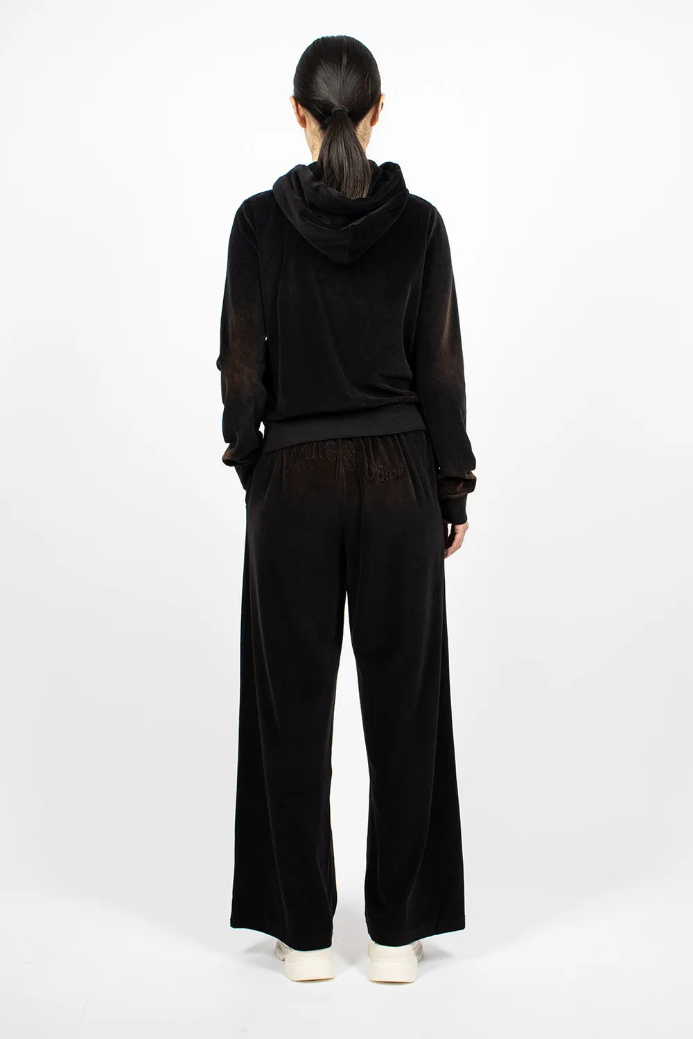 Velour Trousers Black