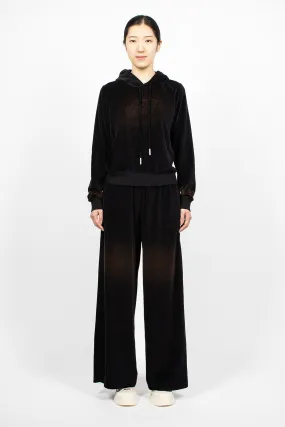 Velour Trousers Black