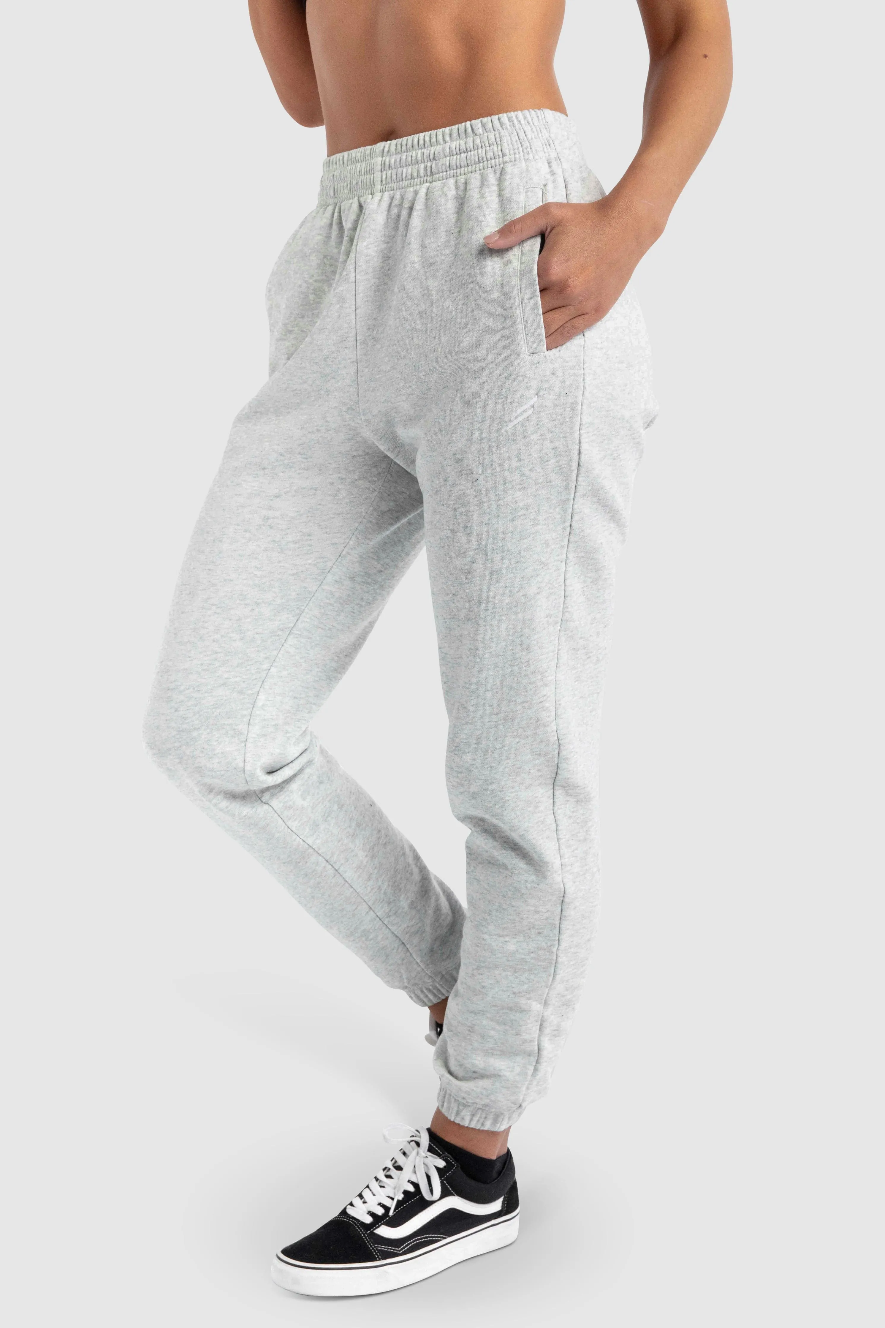 Women's Mark Relaxed Track Pants - Snow Marl