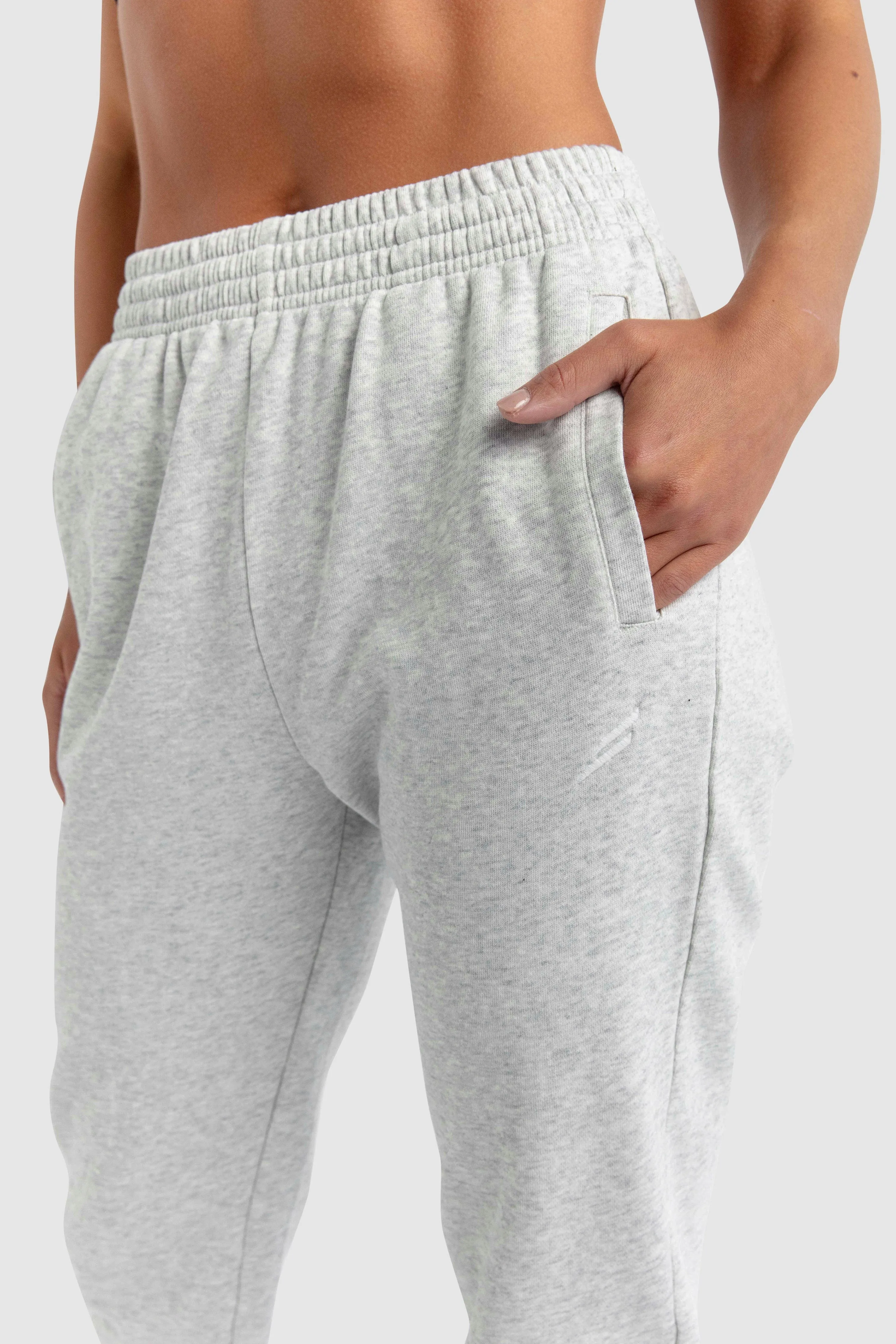 Women's Mark Relaxed Track Pants - Snow Marl